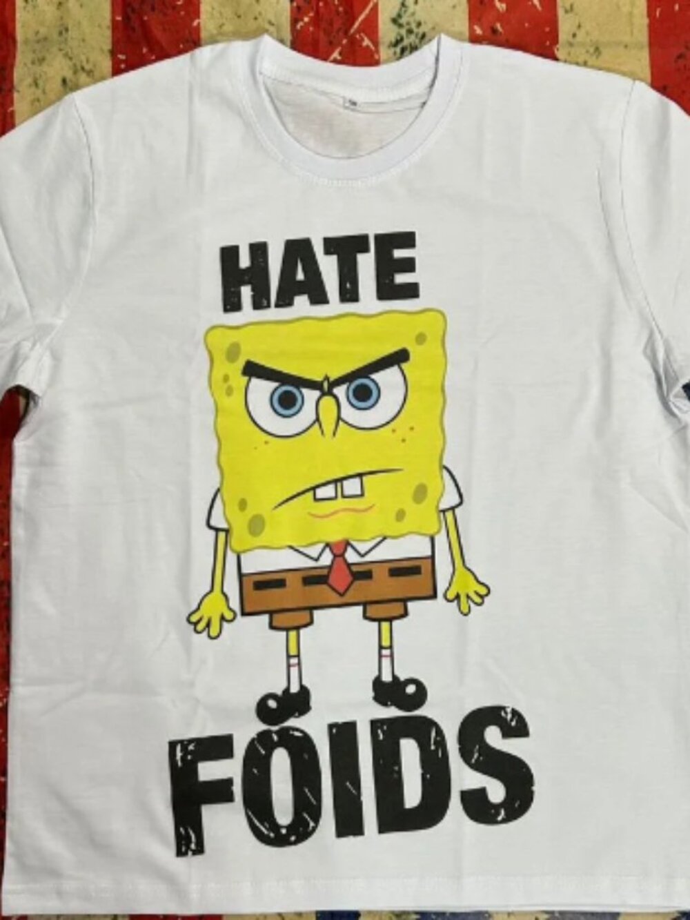 SpongeBob HATE Graphic T-Shirt White